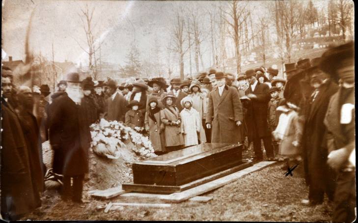 101 years ago (March 2014) Harriet Tubman passed away. Her funeral. She is buried in Auburn, NY.