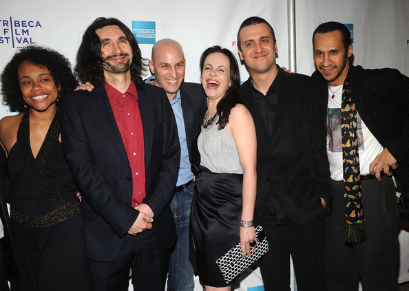 Premiere Of "Here And There" At The 2009 Tribeca Film Festival In This Photo: George Lekovic, Branislav Trifunovic, David Nemer, Jelena Mrdja, Darko Lungulov, Antone Pagan Actors Lindsey Sinnih, Darko Lungulov, producer David Nemer, actors Jelena Mrdja, Branislav Trifunovic, and Antone Pagan at the premiere of "Here and There" during the 2009 Tribeca Film Festival at AMC Village VII on April 23, 2009 in New York City. (Photo by Brad Barket/Getty Images for Tribeca Film Festival) * Local Caption * Jelena Mrdja;Darko Lungulov;David Nemer;Branislav Trifunovic;George Lekovic;Antone Pagan (April 23, 2009 - Source: Brad Barket/Getty Images North America) 