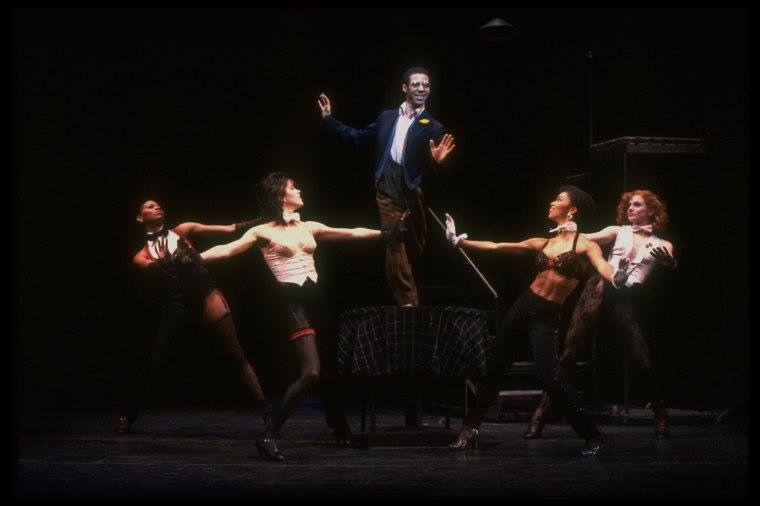 Alde Lewis, Jr. and Stephanie Pope, Kim Darwin, Amelia Marshall, Cady Huffman ~ Broadway musical "Big Deal." (New York) PHOTO by Martha Swope