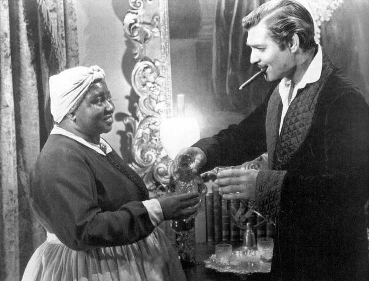 Hattie McDaniel and Clark Gable, aka Mammy and Rhett Butler....The Atlanta premiere of "Gone with the Wind" was marred by the absence of Hattie McDaniel and other black cast members, who were banned due to Georgia's Jim Crow laws. An angry Clark Gable was on the brink of boycotting, but his friend McDaniel reportedly persuaded him to attend.
